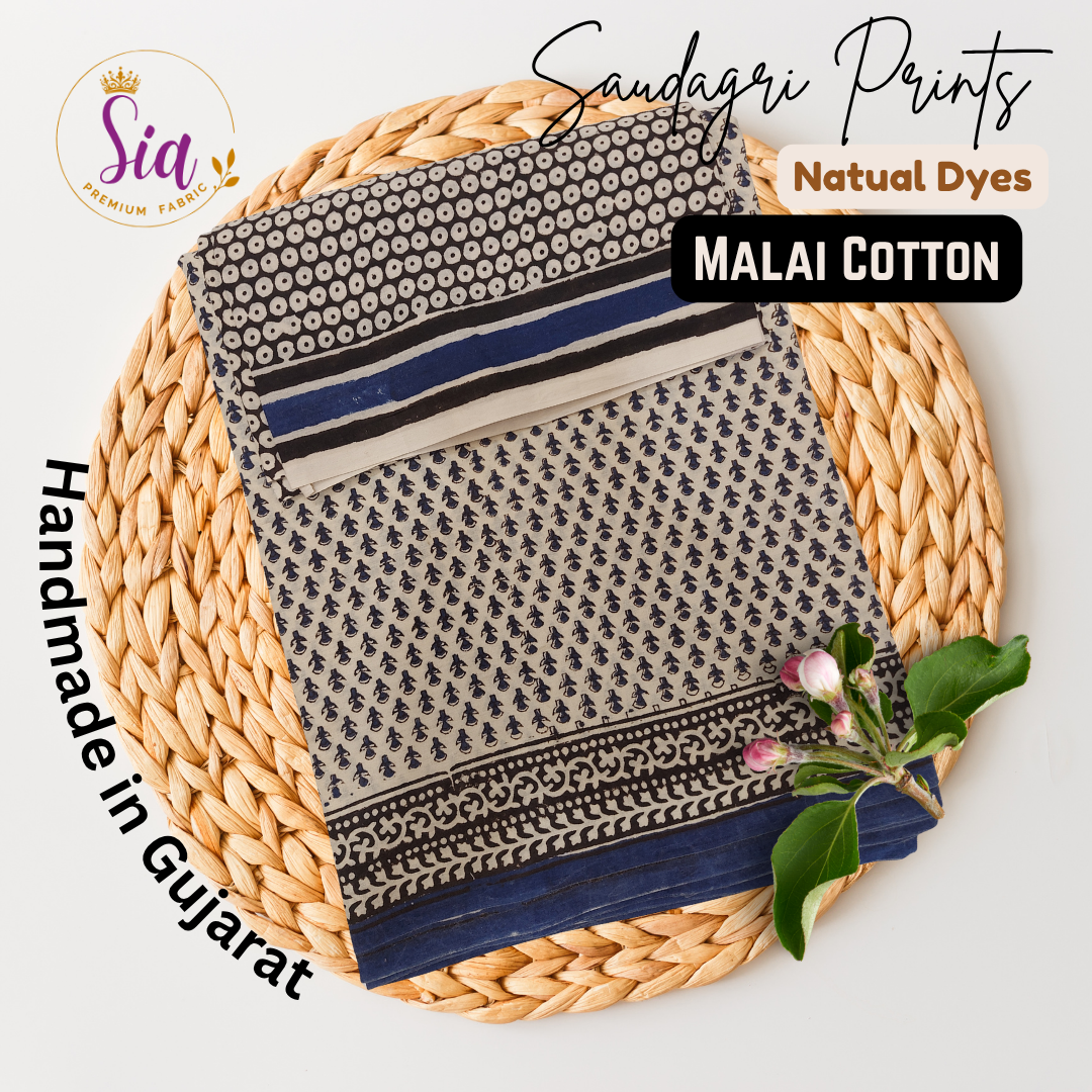 Saudagri block Prints on Malai Cotton Reviving the heritage of Gujarat