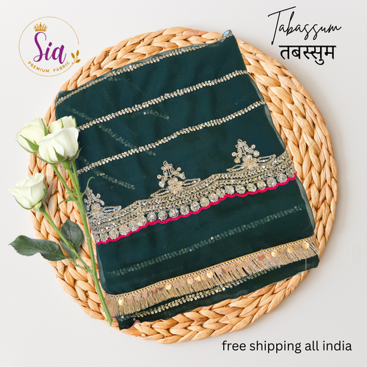 Dark Green - Tabassum - तबस्सुम