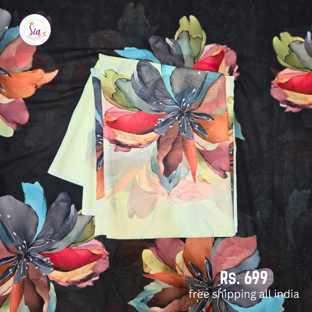 Statement Florals - Beautiful digital prints, soothing soft pastel colours