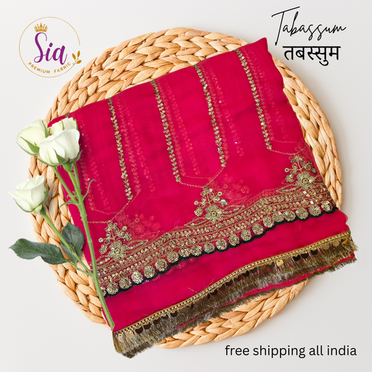 Fuchsia/Barbie Pink - Tabassum - तबस्सुम