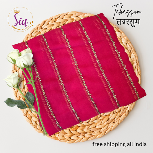 Fuchsia/Barbie Pink - Tabassum - तबस्सुम