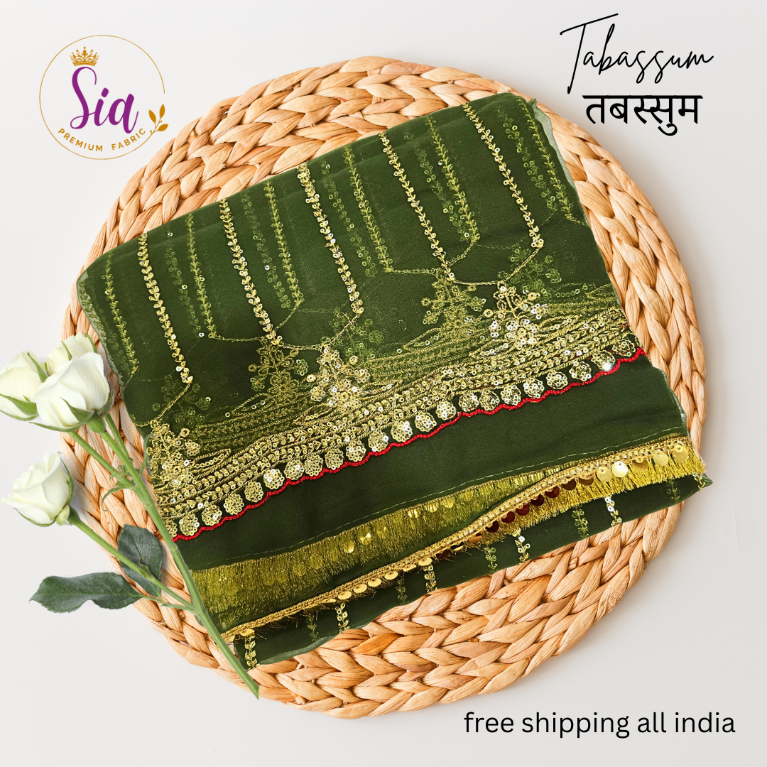 Olive Green / Mehendi Green - Tabassum - तबस्सुम