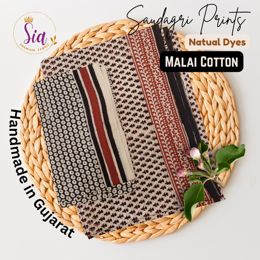 Saudagri block Prints on Malai Cotton Reviving the heritage of Gujarat