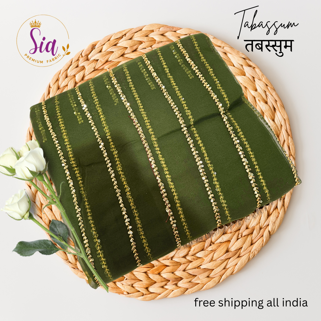 Olive Green / Mehendi Green - Tabassum - तबस्सुम