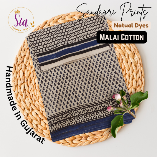 Saudagri block Prints on Malai Cotton Reviving the heritage of Gujarat