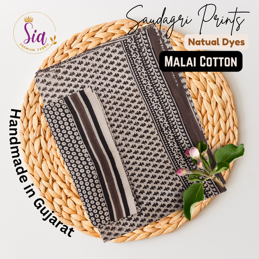Saudagri block Prints on Malai Cotton Reviving the heritage of Gujarat