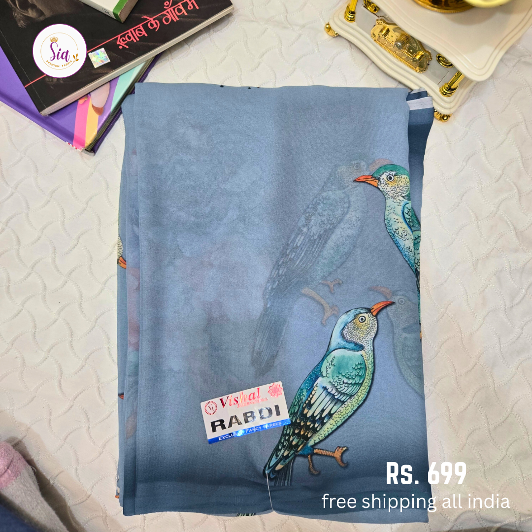 Birdie - Beautiful digital prints, soothing soft pastel colours