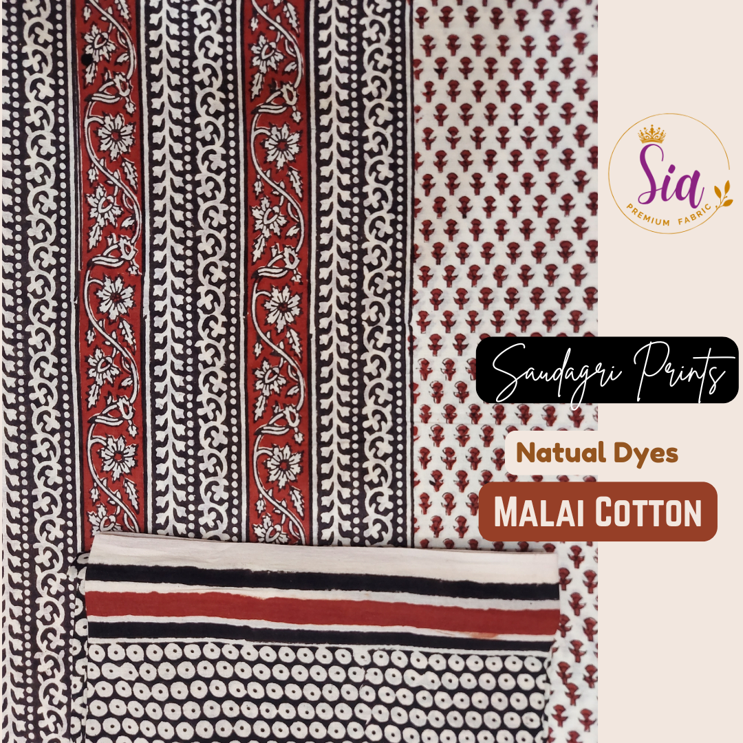 Saudagri Prints on Malai Cotton Reviving the heritage of Gujarat,