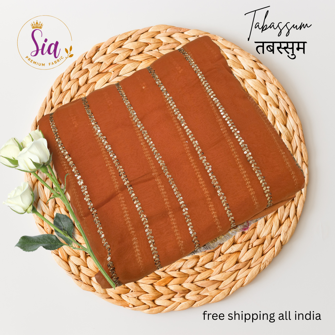 Ochre Orange/ Gherua / Kesariya - Tabassum - तबस्सुम