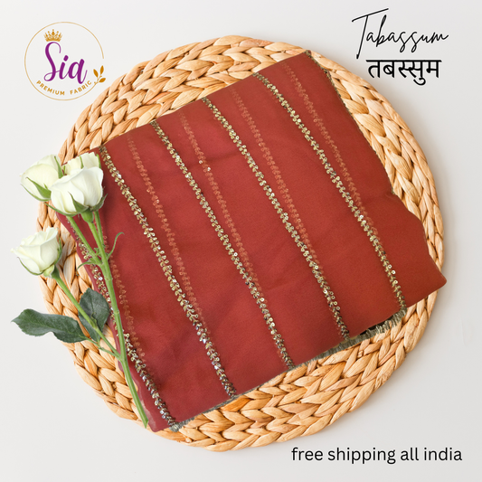 Rust Orange - Tabassum - तबस्सुम