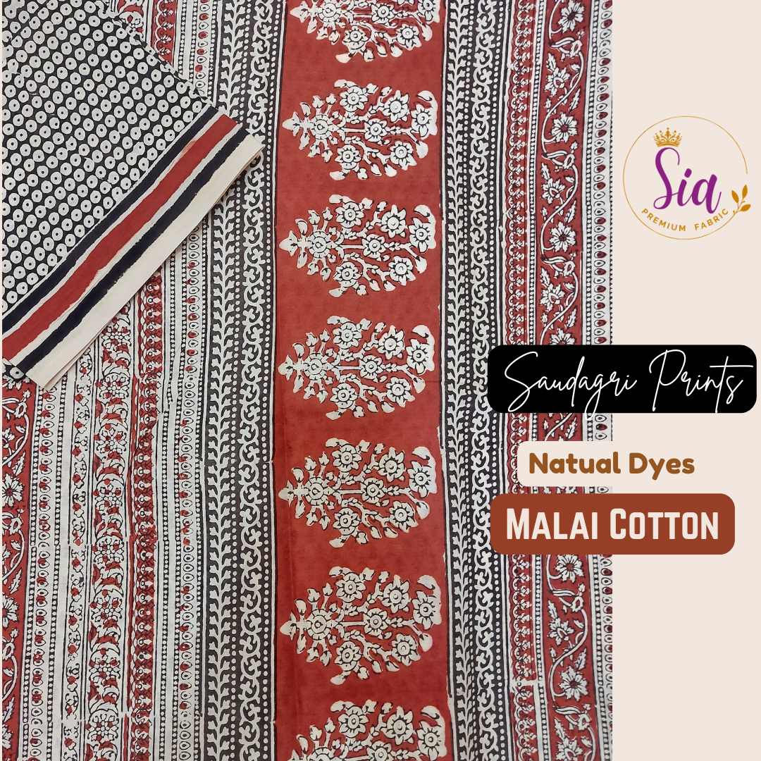 Saudagri Prints on Malai Cotton Reviving the heritage of Gujarat,