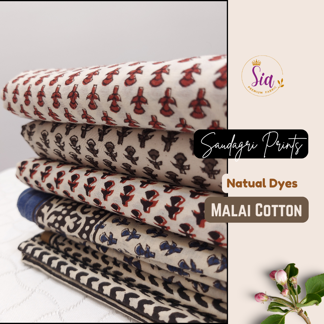 Saudagri Prints on Malai Cotton Reviving the heritage of Gujarat,