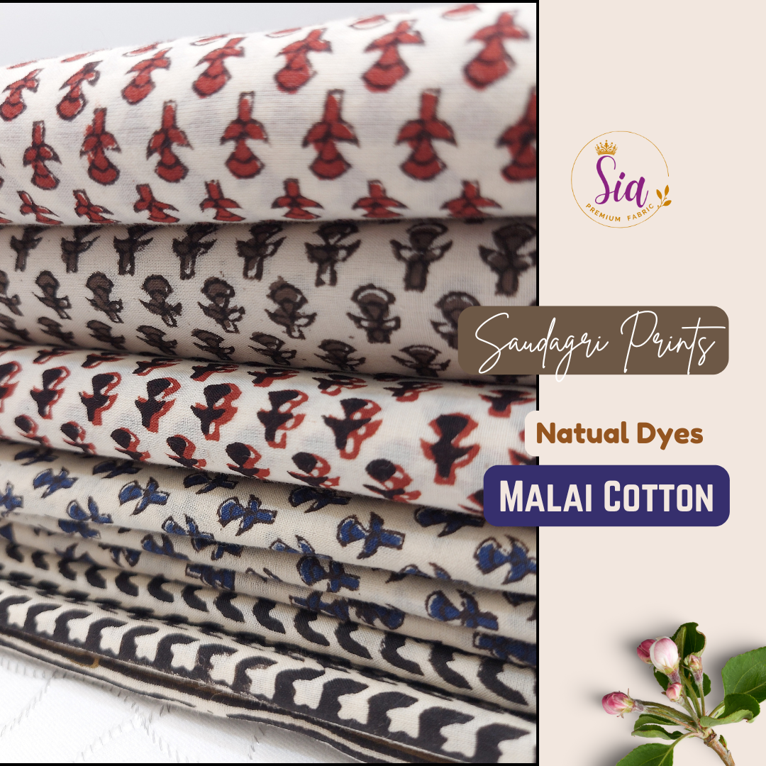 Saudagri Prints on Malai Cotton Reviving the heritage of Gujarat,