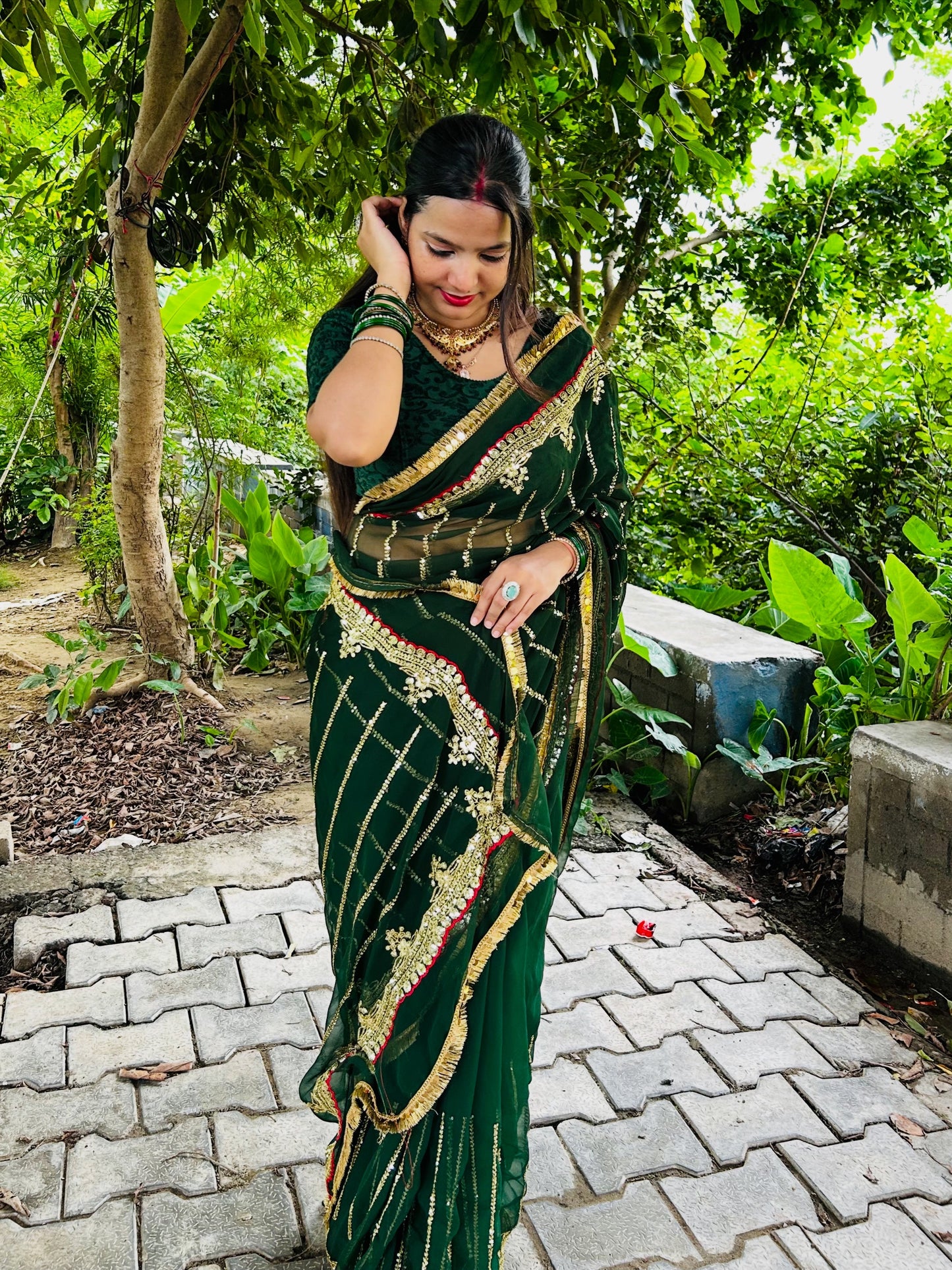 Dark Green - Tabassum - तबस्सुम