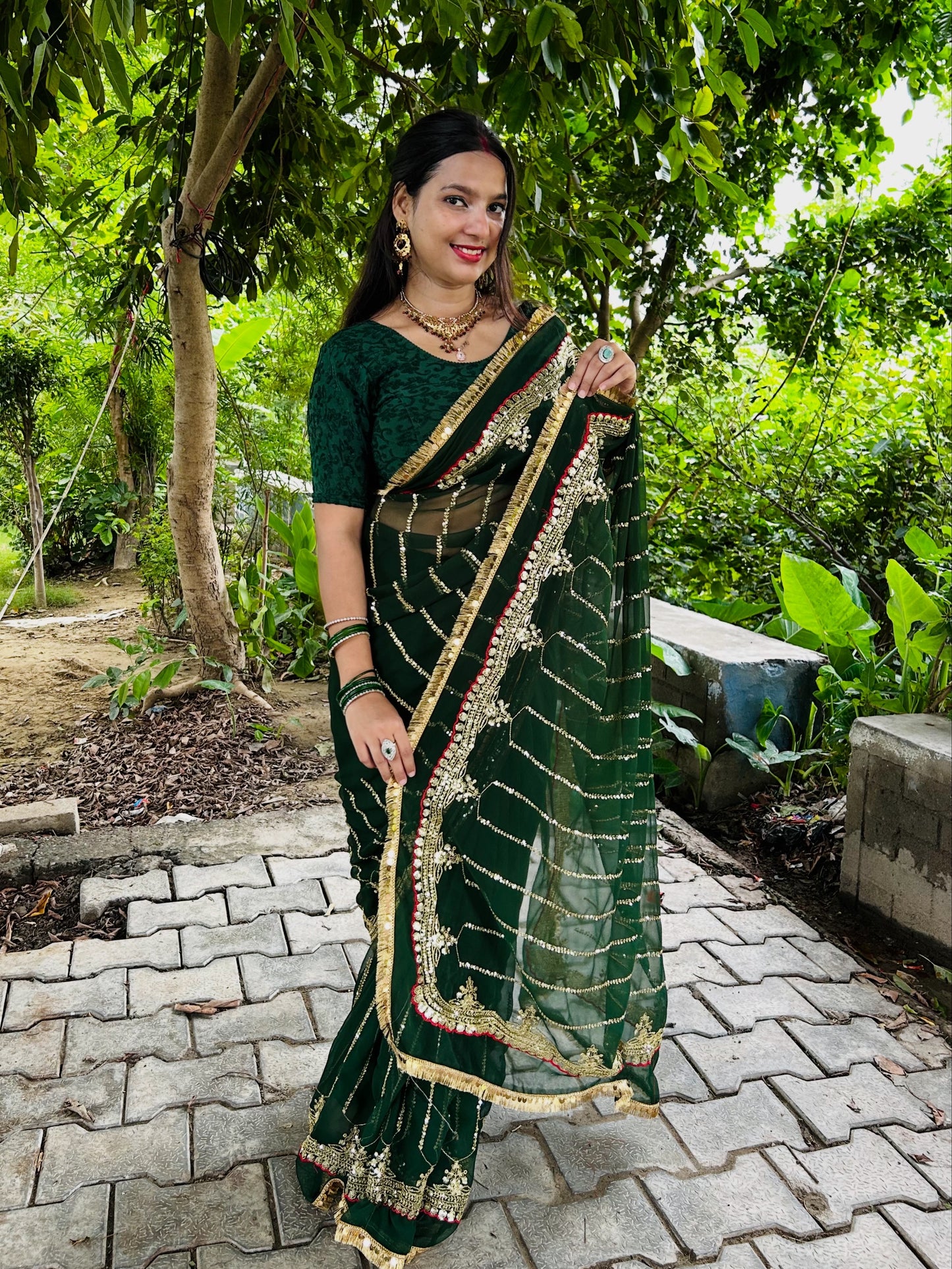 Dark Green - Tabassum - तबस्सुम