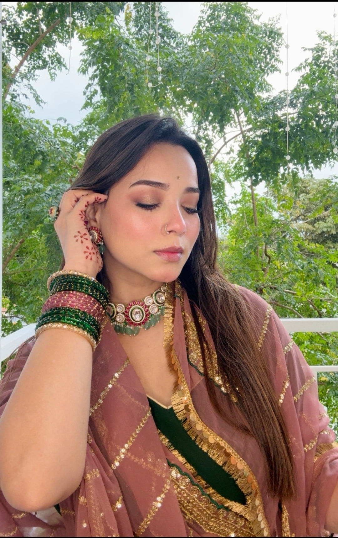 Raspberry Glace / Deep Onion Shade - Tabassum - तबस्सुम