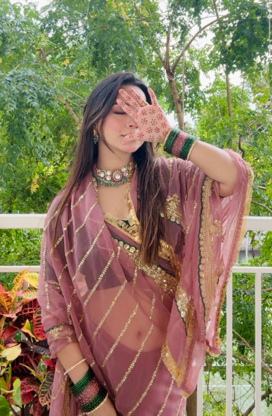 Raspberry Glace / Deep Onion Shade - Tabassum - तबस्सुम