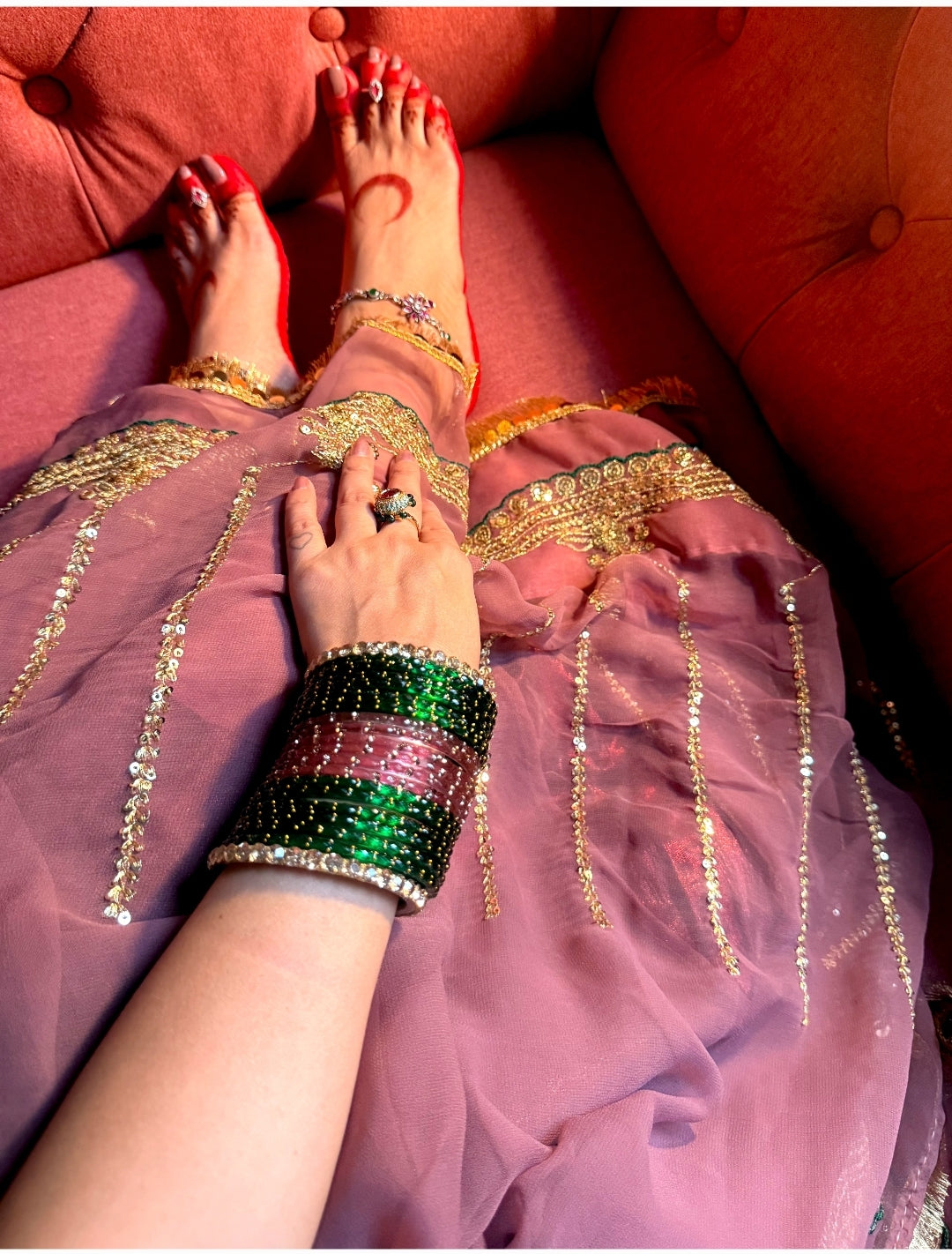 Raspberry Glace / Deep Onion Shade - Tabassum - तबस्सुम