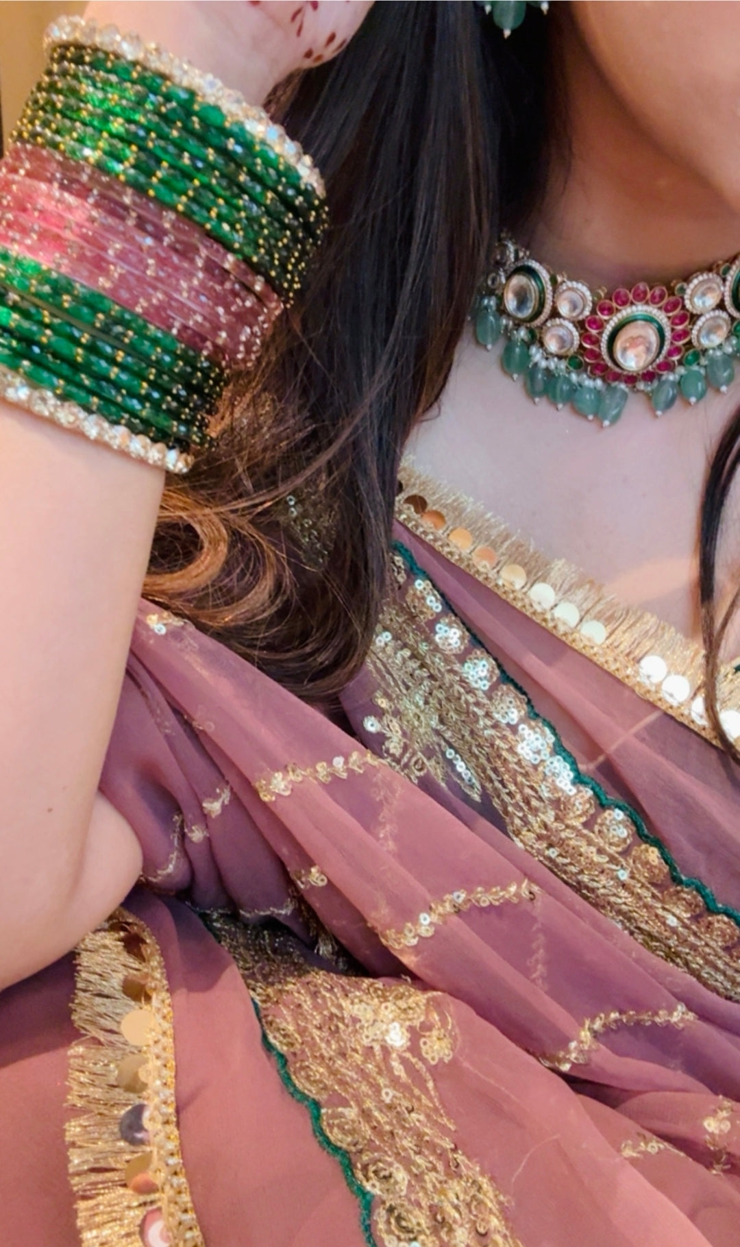 Raspberry Glace / Deep Onion Shade - Tabassum - तबस्सुम