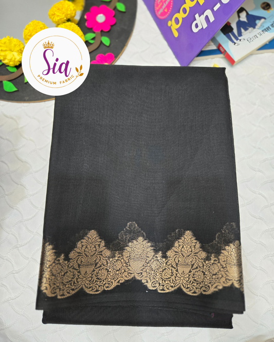 Solo Black Heavy Premium Cotton
